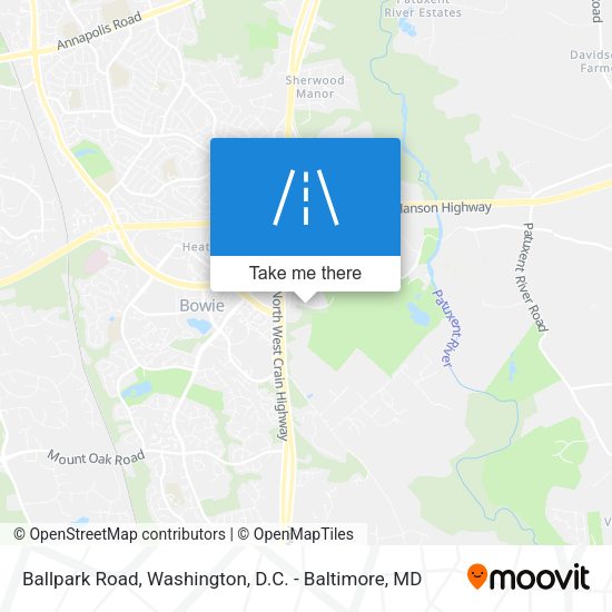Mapa de Ballpark Road