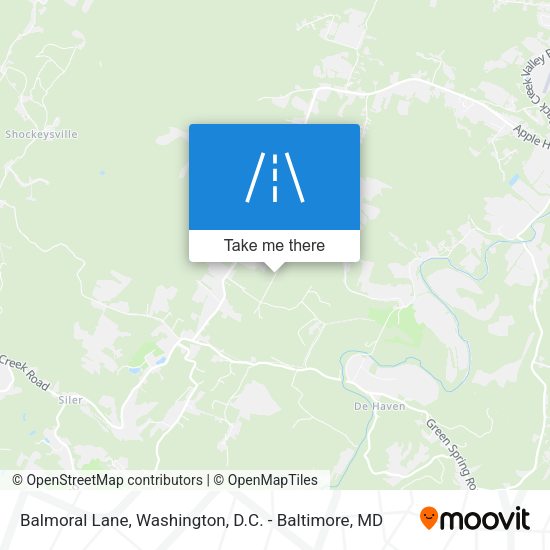 Mapa de Balmoral Lane