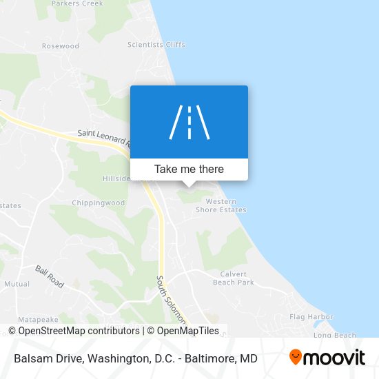 Balsam Drive map