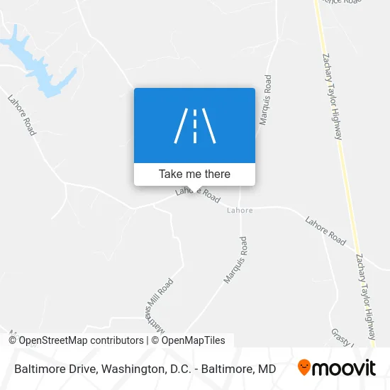 Baltimore Drive map
