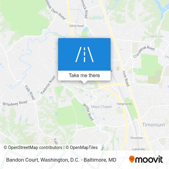 Mapa de Bandon Court