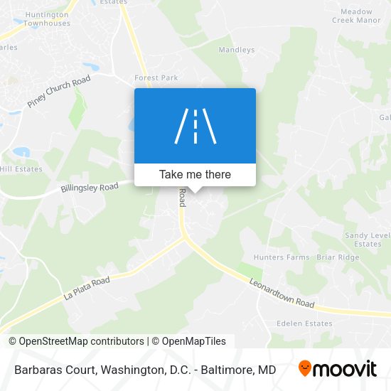 Barbaras Court map