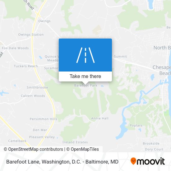 Barefoot Lane map