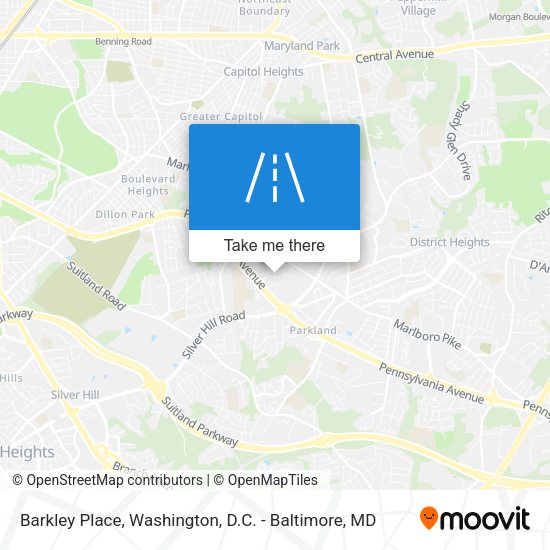 Barkley Place map