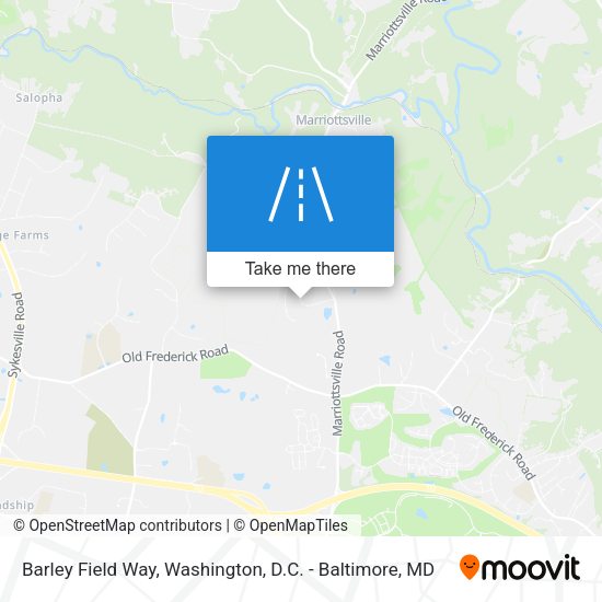 Barley Field Way map