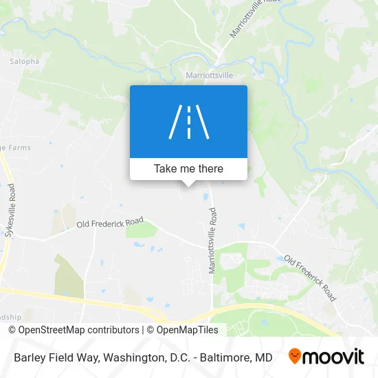 Barley Field Way map