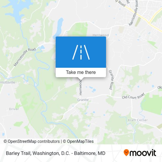 Barley Trail map