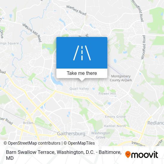 Barn Swallow Terrace map