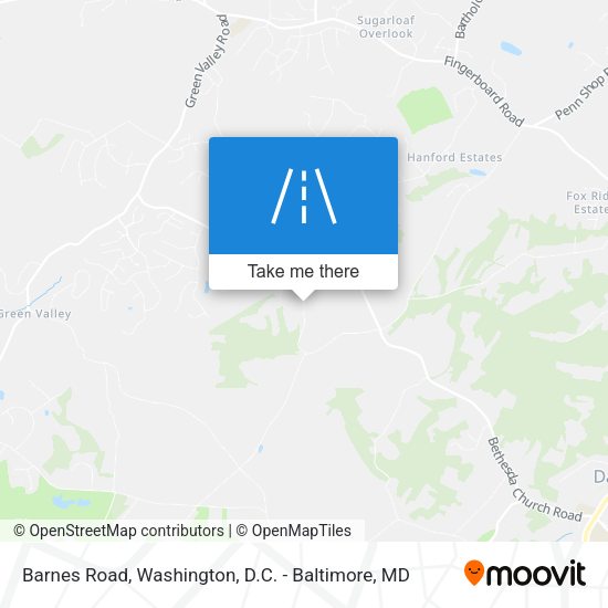 Barnes Road map