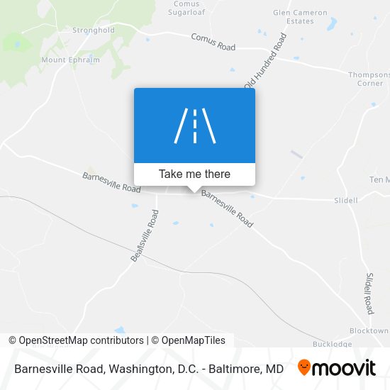 Barnesville Road map