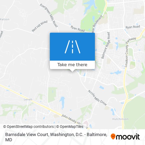 Mapa de Barnsdale View Court