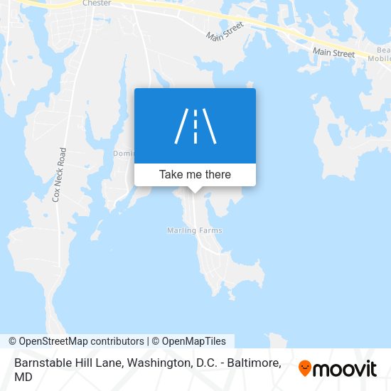 Mapa de Barnstable Hill Lane