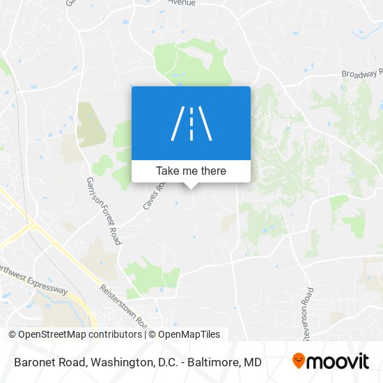 Baronet Road map