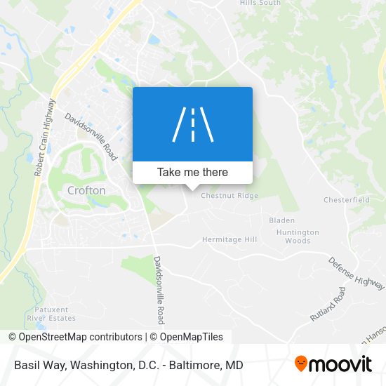 Mapa de Basil Way