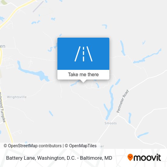 Mapa de Battery Lane