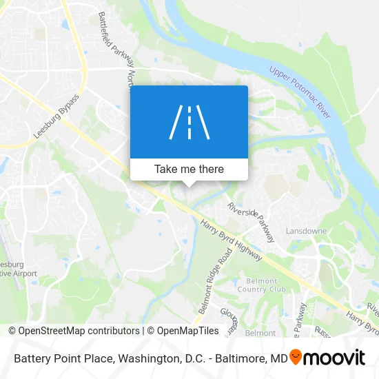 Battery Point Place map