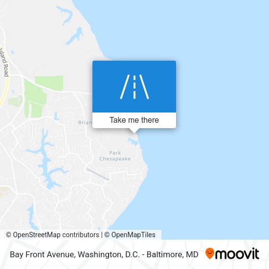 Bay Front Avenue map