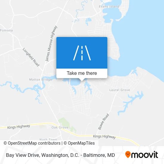Bay View Drive map