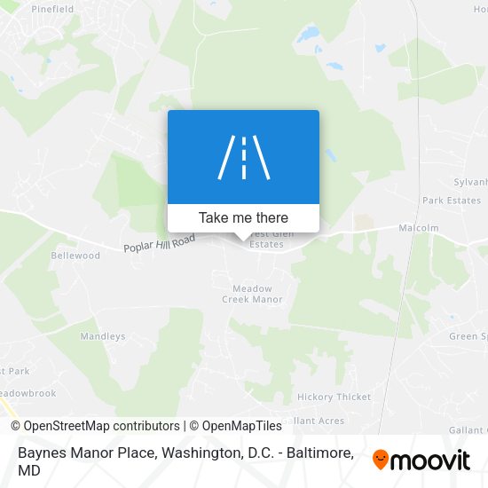 Mapa de Baynes Manor Place