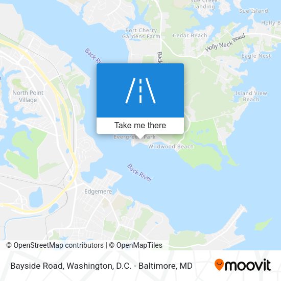 Bayside Road map