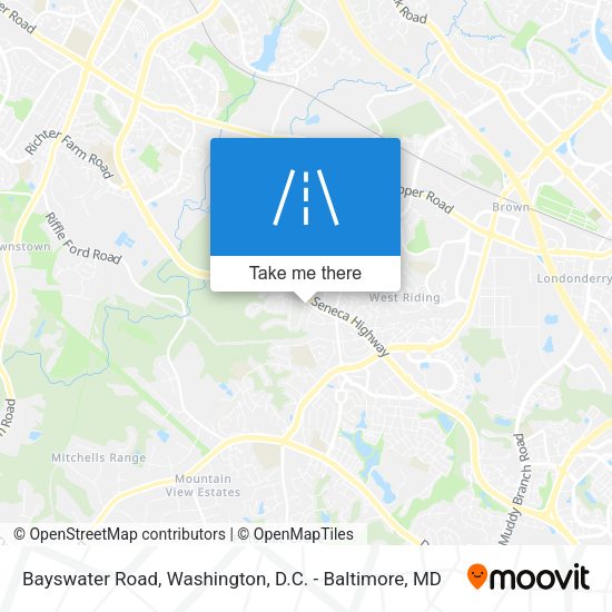 Mapa de Bayswater Road