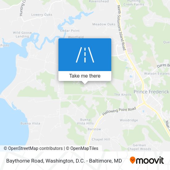 Baythorne Road map