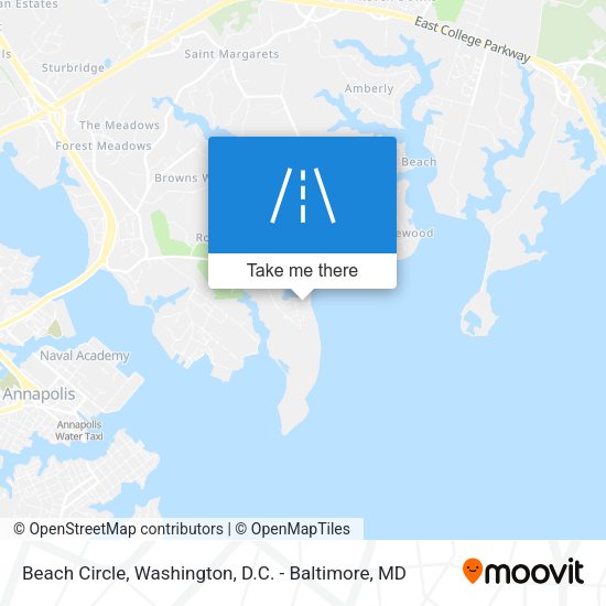 Beach Circle map