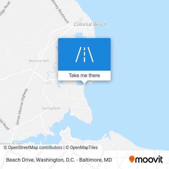 Mapa de Beach Drive