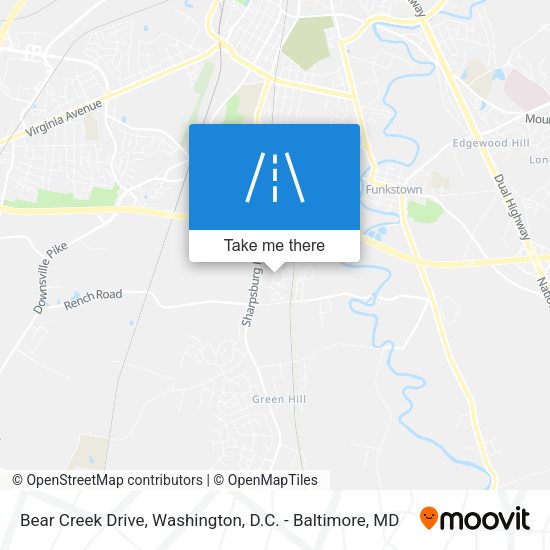 Bear Creek Drive map