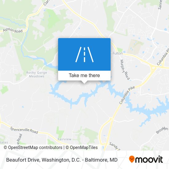 Beaufort Drive map