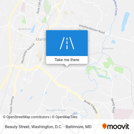 Beauty Street map
