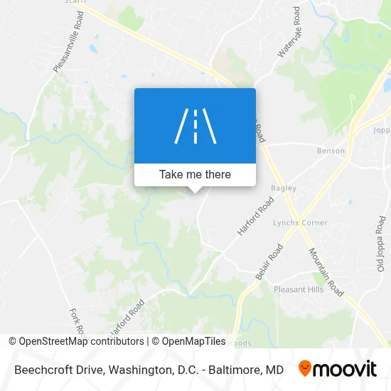 Beechcroft Drive map