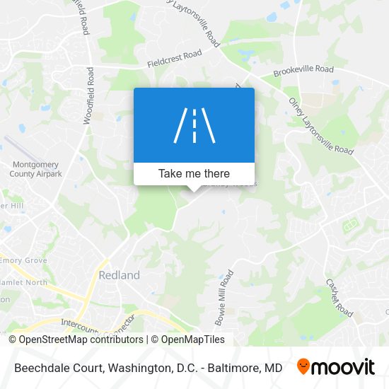 Beechdale Court map