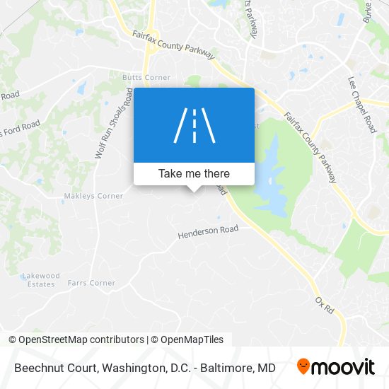 Mapa de Beechnut Court