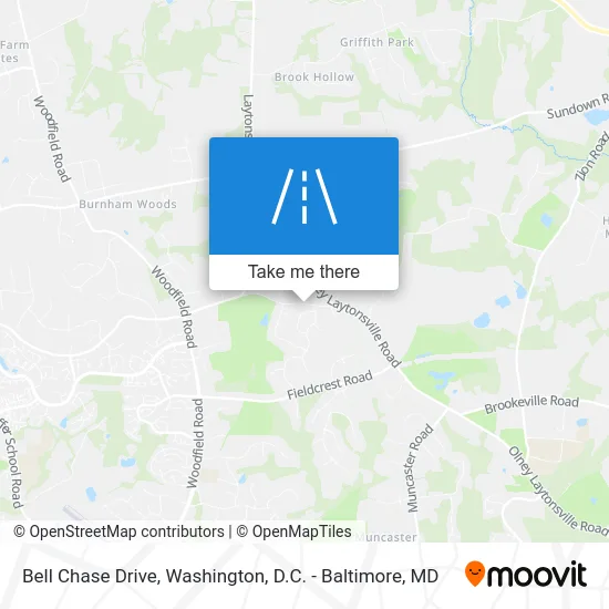 Bell Chase Drive map