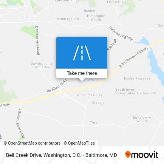 Bell Creek Drive map