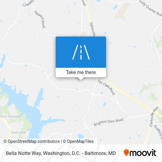 Bella Notte Way map