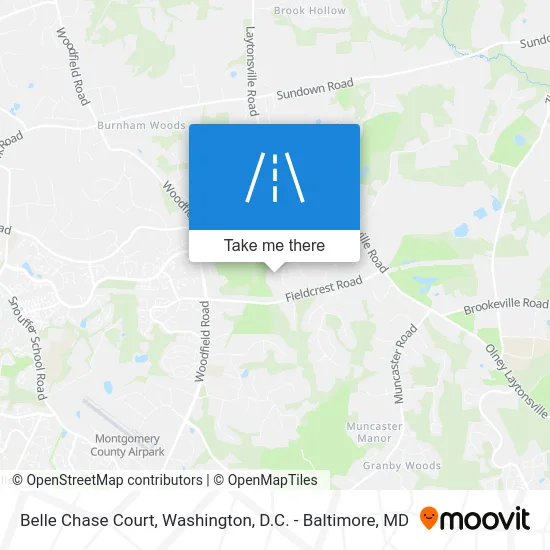 Belle Chase Court map