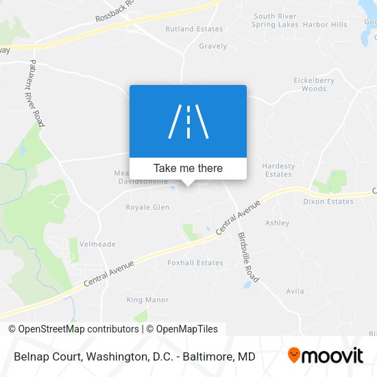 Mapa de Belnap Court
