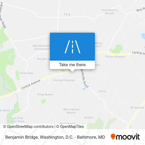Benjamin Bridge map
