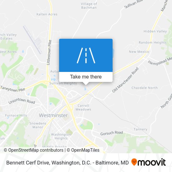 Bennett Cerf Drive map