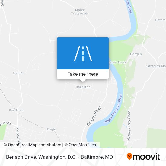 Benson Drive map
