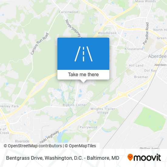 Bentgrass Drive map