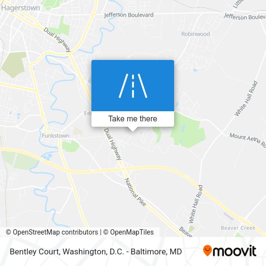 Mapa de Bentley Court