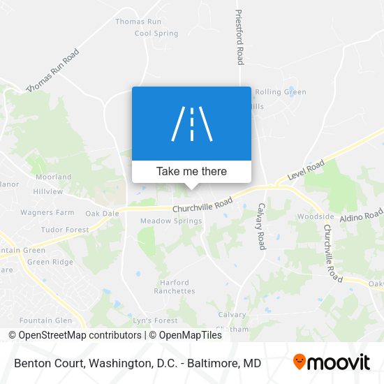 Mapa de Benton Court