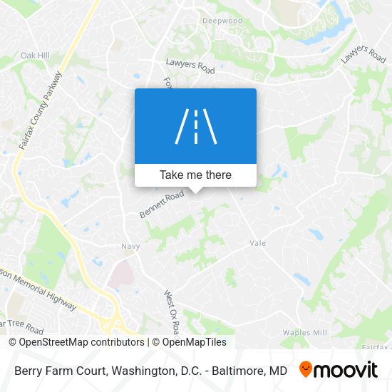 Berry Farm Court map