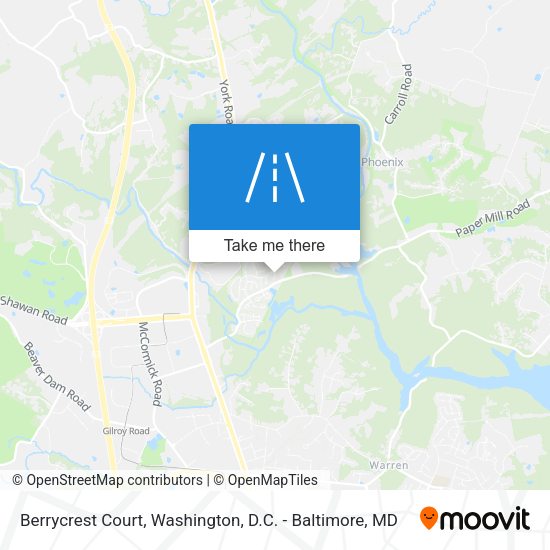 Mapa de Berrycrest Court