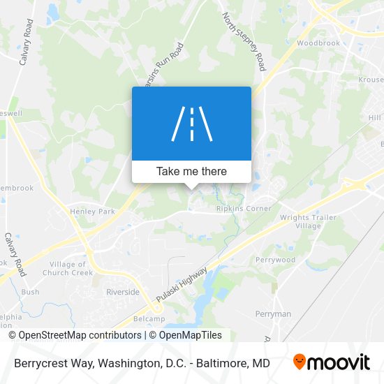 Berrycrest Way map