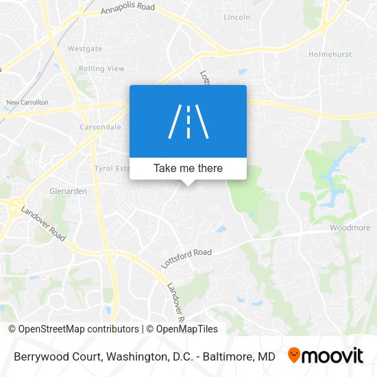 Mapa de Berrywood Court