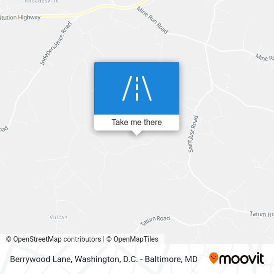 Berrywood Lane map